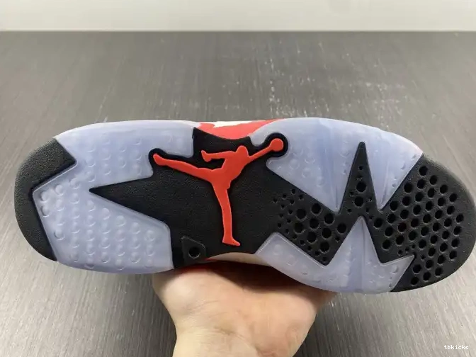 Rep TBK 384664-123 (2014) Infrared White Retro Jordan 6 0519